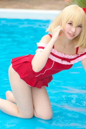 (Cosplay) [しゅがー＊みゅく (天使みゅ。)] 紅魔館水着セレクション Scarlet
