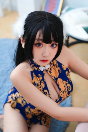 动漫博主恩田直幸 - 蓝色旗袍 [52P-1.06GB]