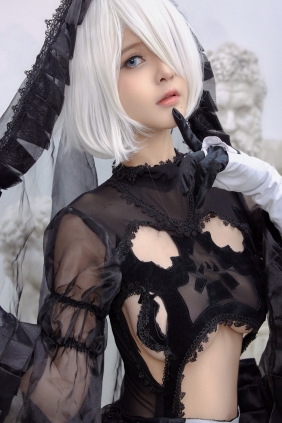 Azami福利 - 2B Black Dress [19P-220MB]