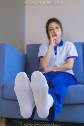 BoBoSocks袜啵啵 No.193 小沫-贝壳头板鞋、白棉袜、肉丝、校服裤里丝 [140P1V-6...