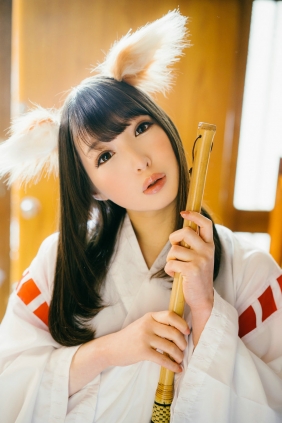 (Cosplay) (CH25) [調教マゾ。 (福田もか。)] ぼくのもとにとつぜん、どんぎつねが...