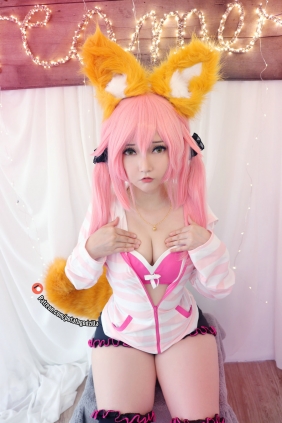 Coser小姐姐Potato Godzilla - Tamamo School Uniform [50P-221MB]