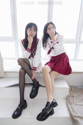 BoBoSocks袜啵啵 No.302 小甜豆稚予-三双皮鞋、板鞋、黑丝、两双肉丝、裤里...