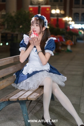 [YITUYU]艺图语 2025.11.25 蓝白甜莓：夜廊里的元气女仆 小亿 [56P-634MB]