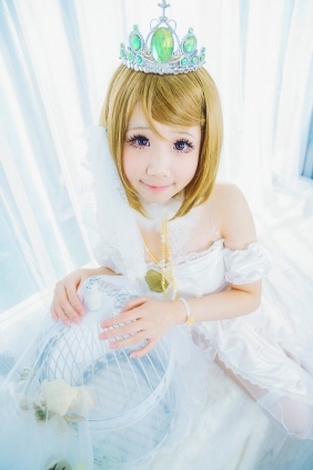 小夢yume的Cosplay Love Live! 小泉花陽 婚紗 [11P/21MB]