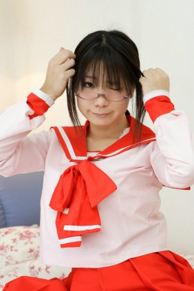 [Cosplay] [生チョコ (チョコボール向囲)] 眼鏡娘