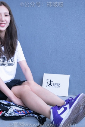 BoBoSocks袜啵啵 积分限定作品002 泡芙- AJ、白色棉质船袜、裸足 [135P-1.24GB]
