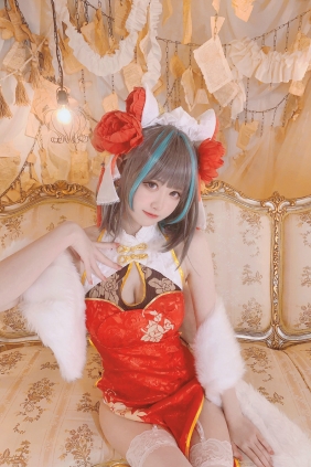 千阳(ちよ) - 柴郡旗袍cos [9P-35MB]