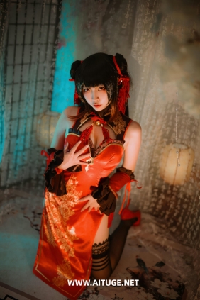 人气Coser二佐Nisa - 时崎狂三 新春旗袍 [15P-167MB]