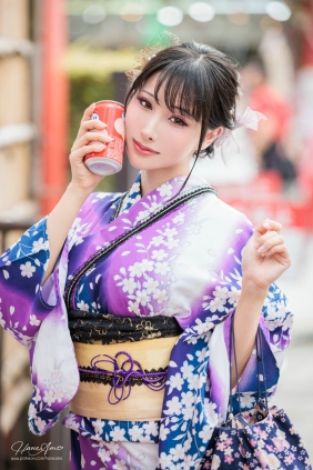Hane Ame 雨波写真 - Original Violet Kimono 紫羅蘭夏日浴衣 [109P9V-1.82GB]