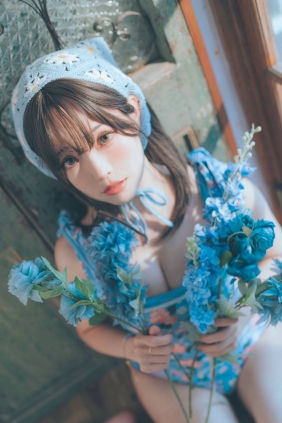 Ely_eee(ElyEE子) - 復古水藍花 [38P-89MB]
